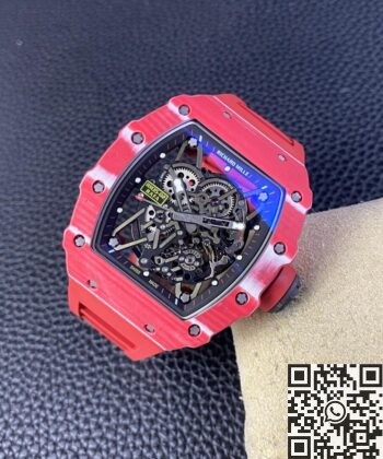 T+ Factory RM35-02 Watch Richard Mille Red Carbon Fiber Case
