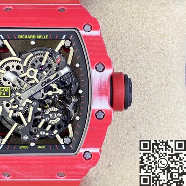 T+ Factory RM35-02 Watch Richard Mille Red Carbon Fiber Case
