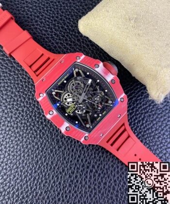 T+ Factory RM35-02 Watch Richard Mille Red Carbon Fiber Case