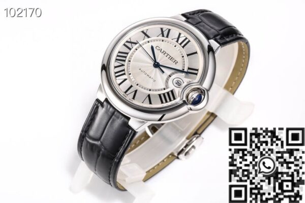 Cartier Ballon Bleu Women​ WSBB0026 Silver Gray Dial Size 42mm