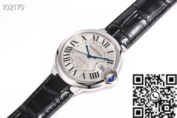 Cartier Ballon Bleu Women​ WSBB0026 Silver Gray Dial Size 42mm