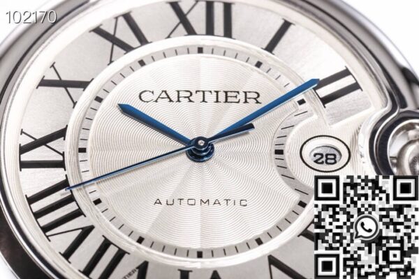 Cartier Ballon Bleu Women​ WSBB0026 Silver Gray Dial Size 42mm