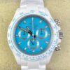 Rolex Daytona Tiffany Blue AET Custom White Ceramics Watch