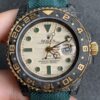 Green Rolex GMT Master II DIW Custom Fabric Strap Watch
