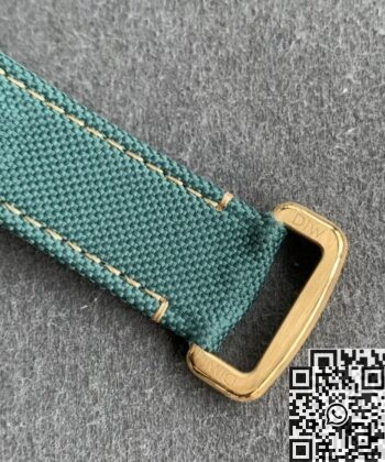 Green Rolex GMT Master II DIW Custom Fabric Strap Watch