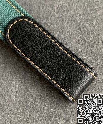 Green Rolex GMT Master II DIW Custom Fabric Strap Watch