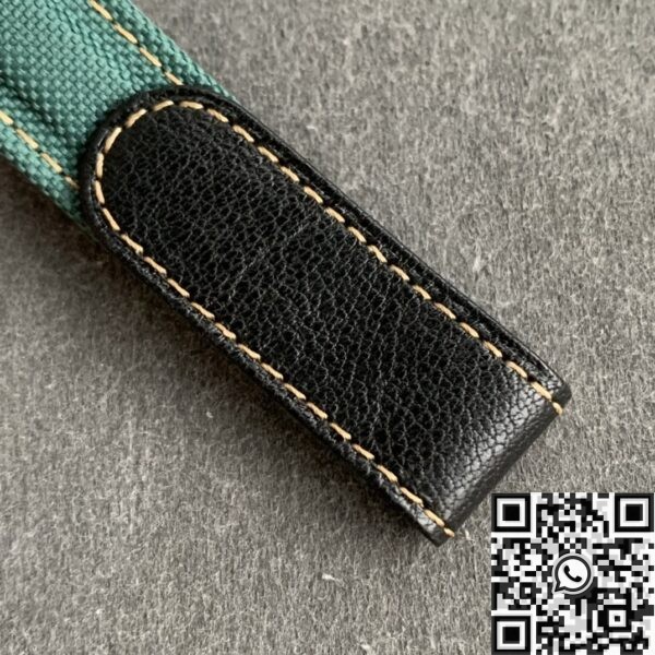 Green Rolex GMT Master II DIW Custom Fabric Strap Watch