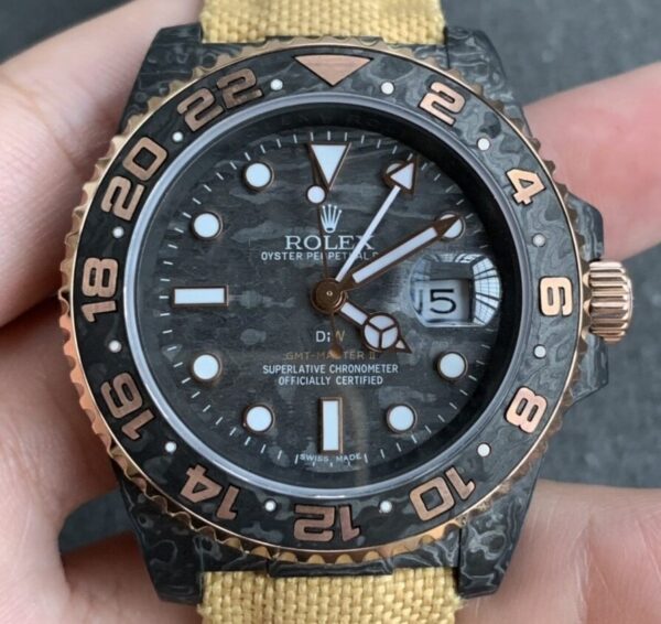 GMT-Master II Golden Bezel DIW Custom Rolex Watch