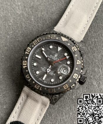 Custom GMT-Master II DIW Rolex Carbon Fiber Case Watch