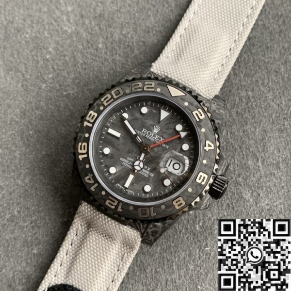 Custom GMT-Master II DIW Rolex Carbon Fiber Case Watch