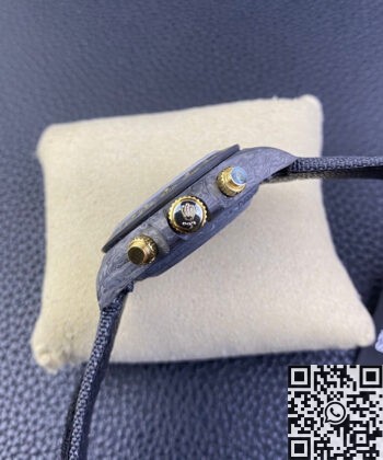 Gold And Black Rolex Daytona DIW Custom Carbon Fiber Shell