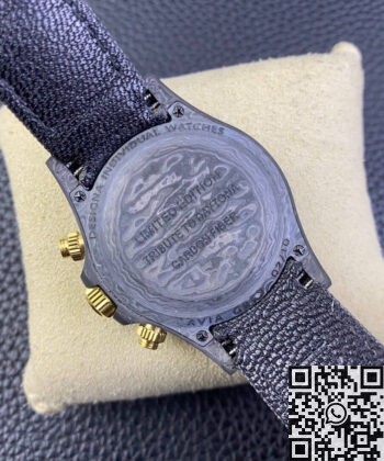 Gold And Black Rolex Daytona DIW Custom Carbon Fiber Shell