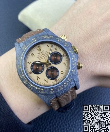 Rolex Daytona Movement​ DIW Custom Carbon Fiber Housing