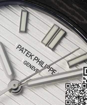 Patek Philippe Nautilus 5711 Carbon Fiber White Dial Custom