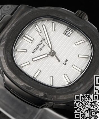 Patek Philippe Nautilus 5711 Carbon Fiber White Dial Custom