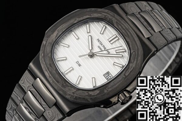 Patek Philippe Nautilus 5711 Carbon Fiber White Dial Custom