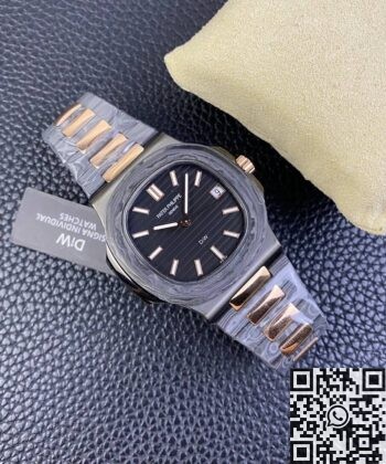 Patek Philippe Nautilus 5711 Super Clone Carbon Fiber Gold Case