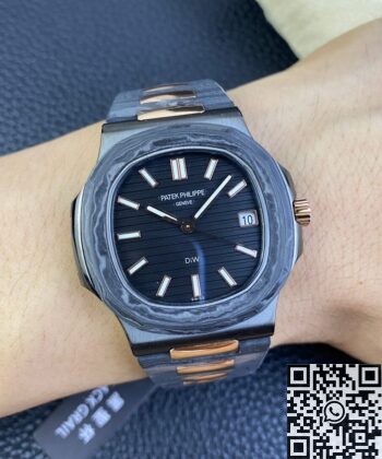 Patek Philippe Nautilus 5711 Super Clone Carbon Fiber Gold Case