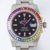 Rolex Watch Submariner Date Customized Rainbow Circle