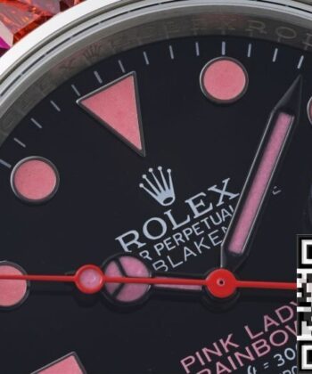 Rolex Watch Submariner Date Customized Rainbow Circle