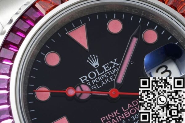 Rolex Watch Submariner Date Customized Rainbow Circle