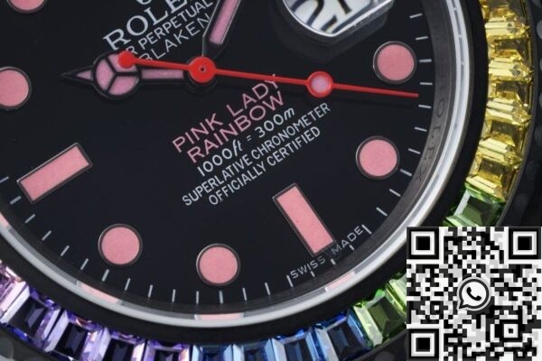 Rolex Submariner Diamond Customized Black Dial