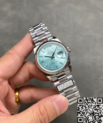 Ice Blue Rolex Day Date M128236-0009 36mm Watch Q Factory