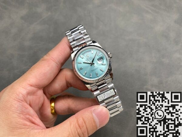 Ice Blue Rolex Day Date M128236-0009 36mm Watch Q Factory