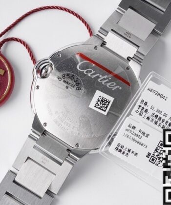 Cartier Ballon Bleu De Cartier Watch W6920042 Black Dial 42mm