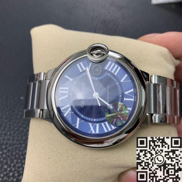 Cartier Ballon Bleu Sapphire WSBB0025 Blue Dial 42mm Watch
