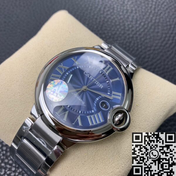Cartier Ballon Bleu Sapphire WSBB0025 Blue Dial 42mm Watch