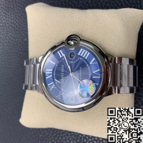 Cartier Ballon Bleu Sapphire WSBB0025 Blue Dial 42mm Watch