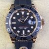 Rolex Yacht Master Black M126655-0002 Rose Gold Size 40mm