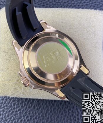 Rolex Yacht Master Black M126655-0002 Rose Gold Size 40mm