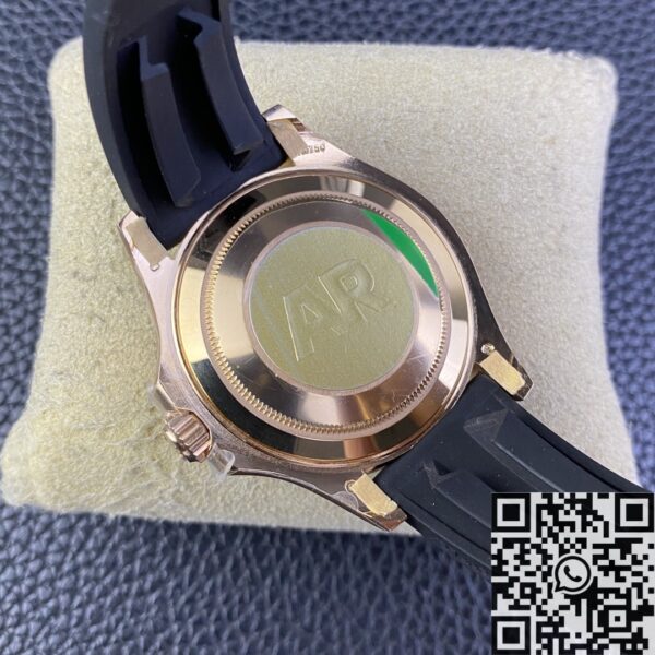 Rolex Yacht Master Black M126655-0002 Rose Gold Size 40mm