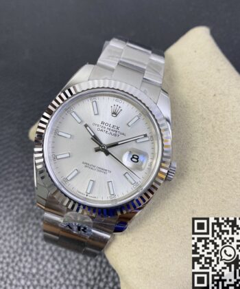 Rolex Datejust OR M126334-0003 Silver Dial Size 41mm Watch
