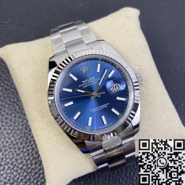 Occasion Rolex Datejust​ M126334-0001 Blue Dial 41mm Watch