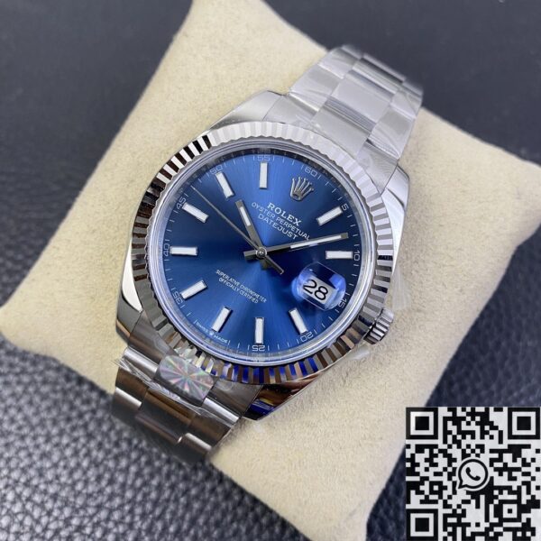 Occasion Rolex Datejust​ M126334-0001 Blue Dial 41mm Watch