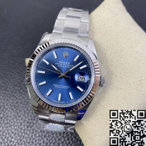 Occasion Rolex Datejust​ M126334-0001 Blue Dial 41mm Watch
