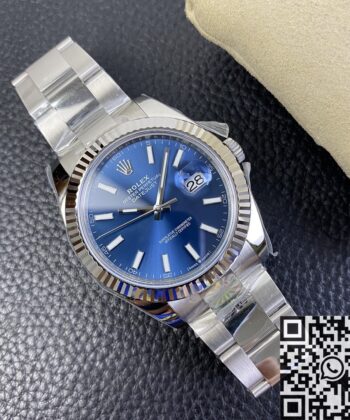 Occasion Rolex Datejust​ M126334-0001 Blue Dial 41mm Watch