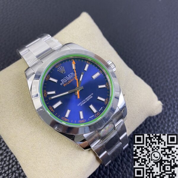 Rolex Milgauss M116400gv-0002 Blue Dial Watch AR Factory