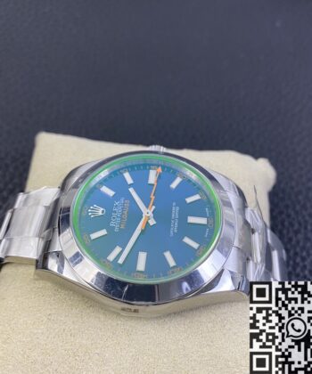 Rolex Milgauss M116400gv-0002 Blue Dial Watch AR Factory