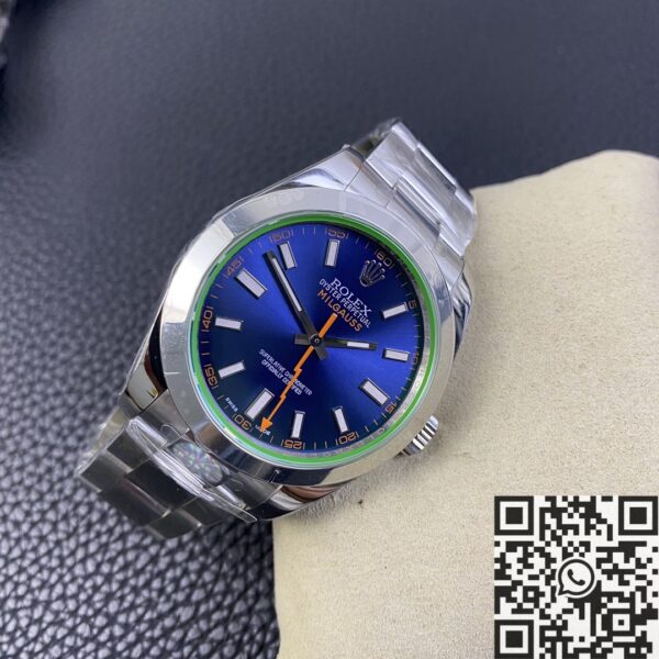 Rolex Milgauss M116400gv-0002 Blue Dial Watch AR Factory