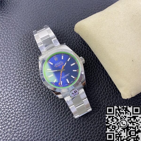 Rolex Milgauss M116400gv-0002 Blue Dial Watch AR Factory
