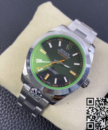 AR Factory Rolex Milgauss M116400GV-0001 Black Dial Watch