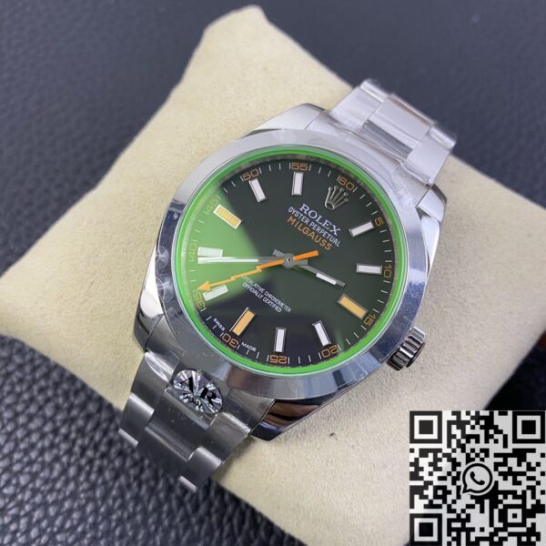 AR Factory Rolex Milgauss M116400GV-0001 Black Dial Watch