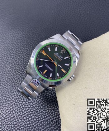 AR Factory Rolex Milgauss M116400GV-0001 Black Dial Watch