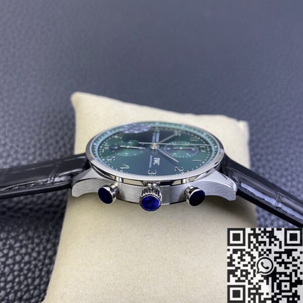 Iwc Portugieser Chrono IW371615 Green Panda Plate AZ Factory