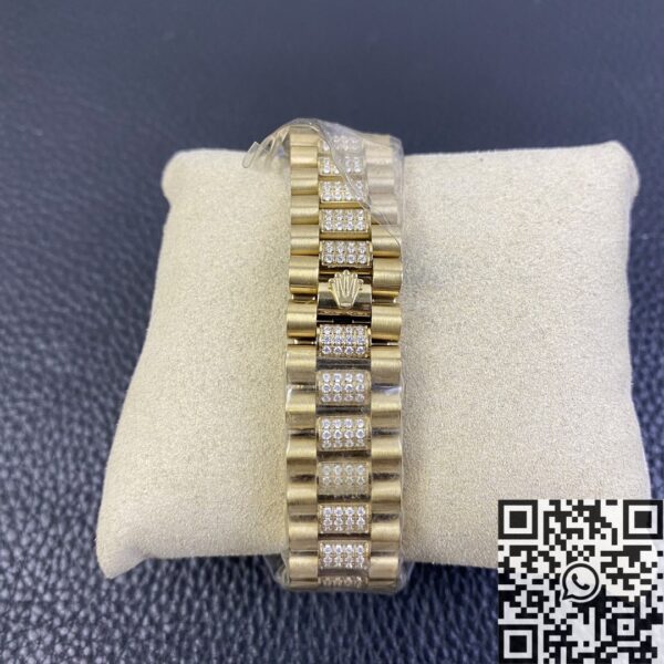 Rolex Day-Date Replica M128348RBR Gold Diamond Watch 36mm