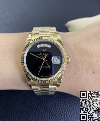 Rolex Day Date 36 Custom Dials Gold Watch BP Factory